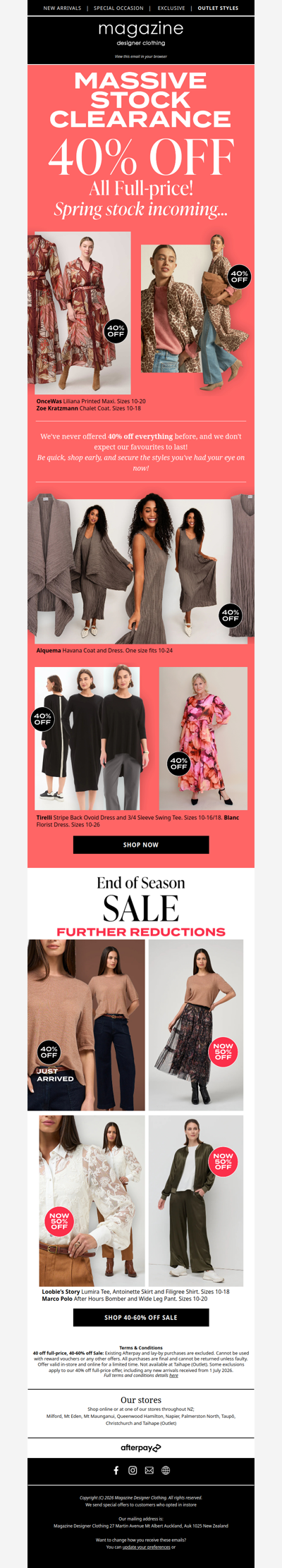 📣 40% OFF ALL FULL-PRICE ‼️