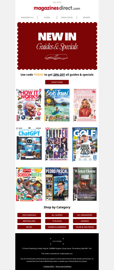 New In for November!