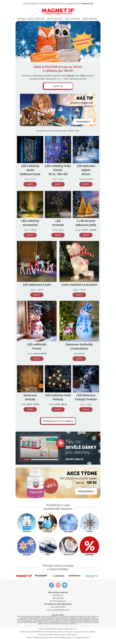 Mimořádně: 129 Kč za plyšové zvířátko 2v1🦊