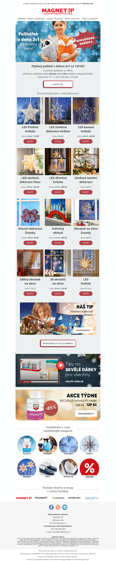 Okna plná kouzla Vánoc s 🎁 již dnes✨