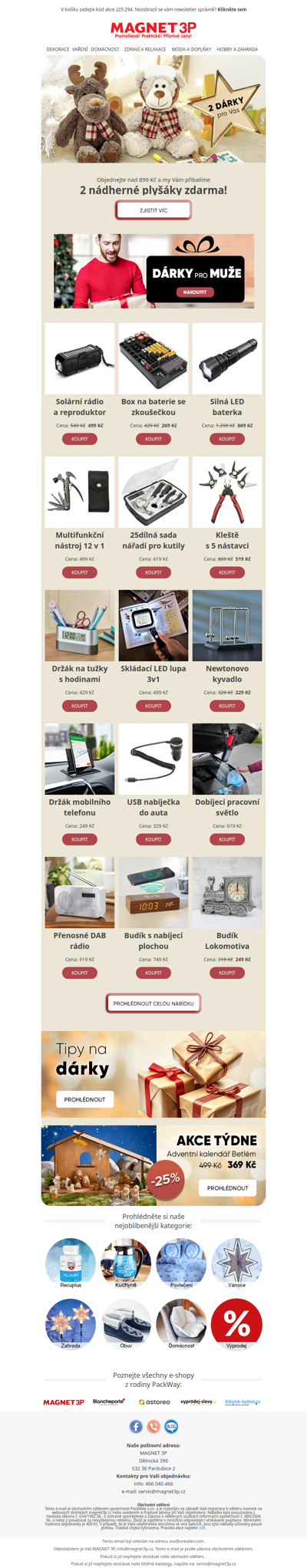 Co udělá pánům radost pod 🎄?