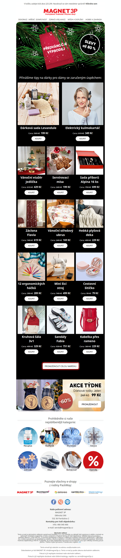 Výprodej pod stromeček ►🎁 pro ženy