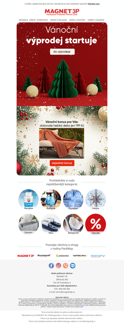 🔥Připraveni na vánoční výprodej? Právě startuje!
