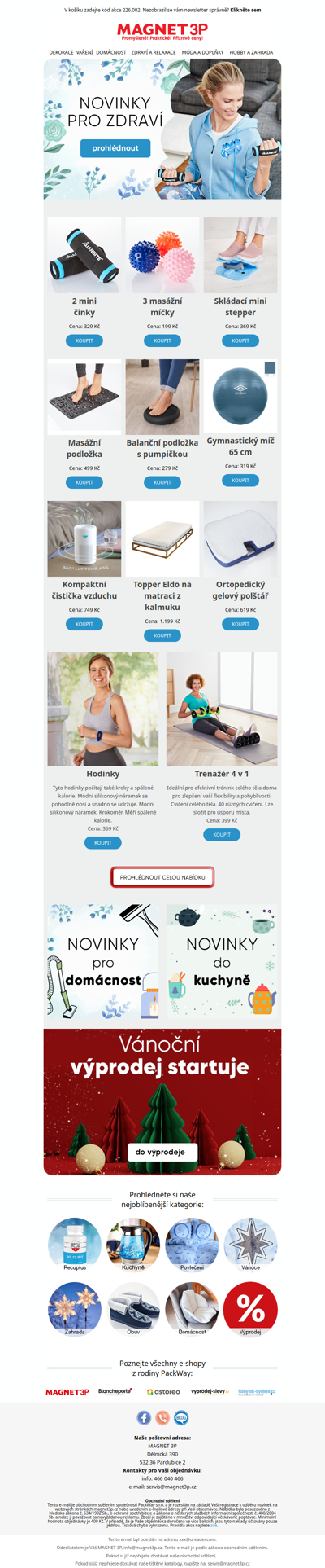 Novoroční přírůstky ve všech kategoriích 🎉