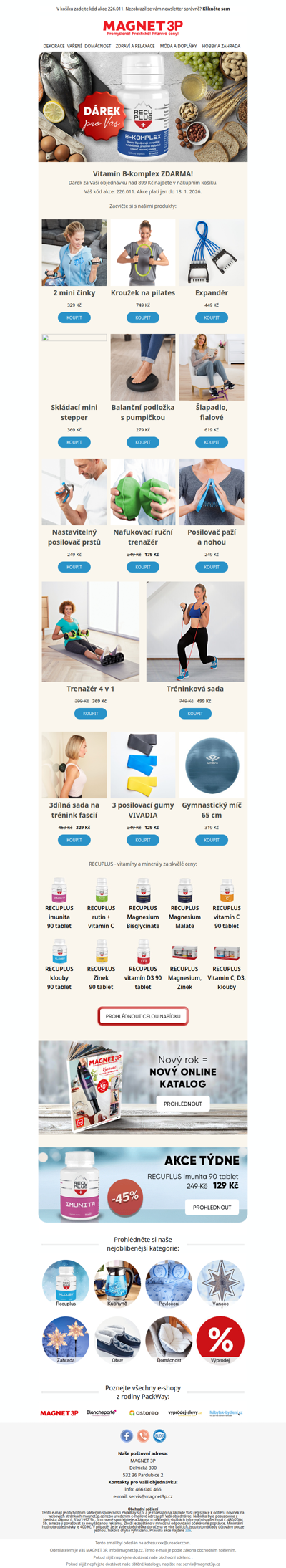 💪 Fit leden s dárkem ► Vitamin B