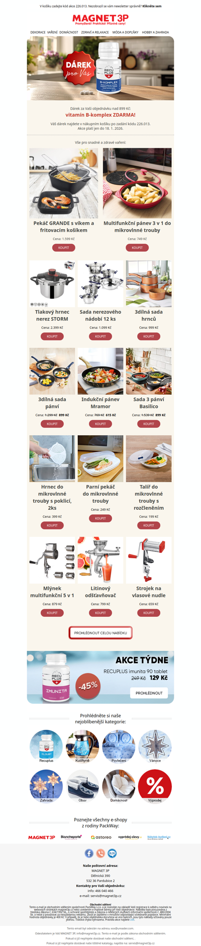 🎁 Zdarma: Vitamin B pro aktivní dny