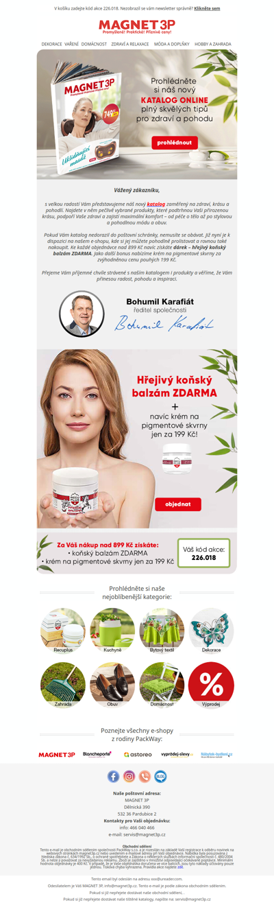 Vážený zákazníku, nový katalog je tady✨