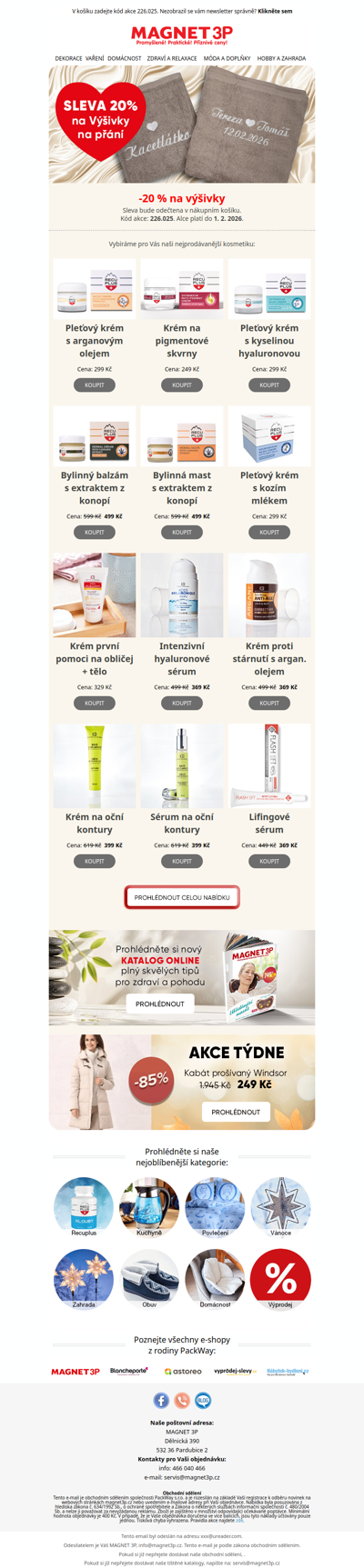 -20 % na (velmi) osobní 🎁 k Valentýnu