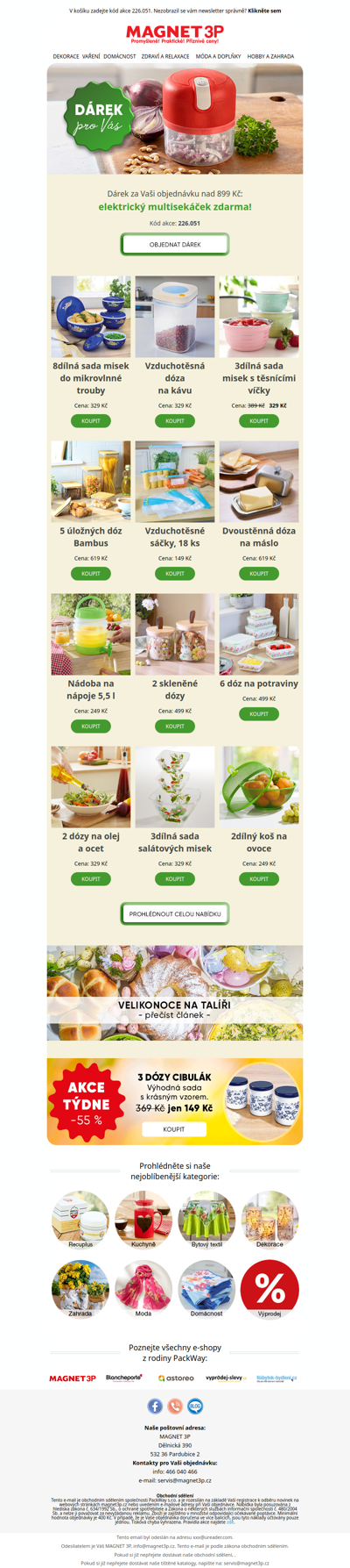 Kompaktní elektrický sekáček k nákupu