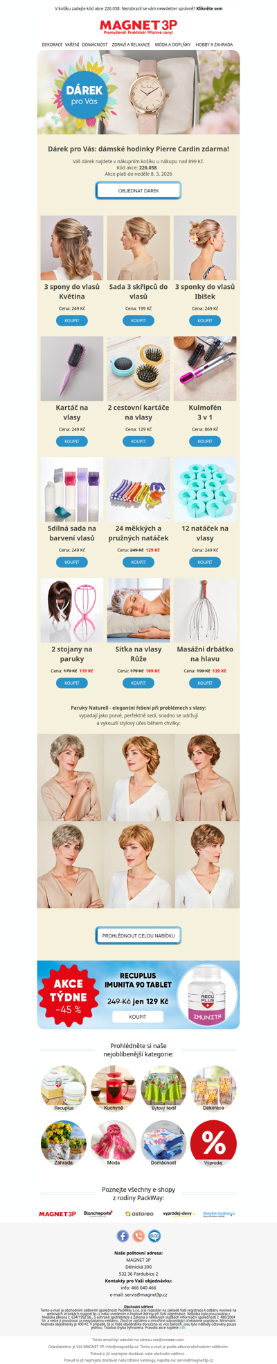 Nadčasové ⌚ Pierre Cardin zdarma