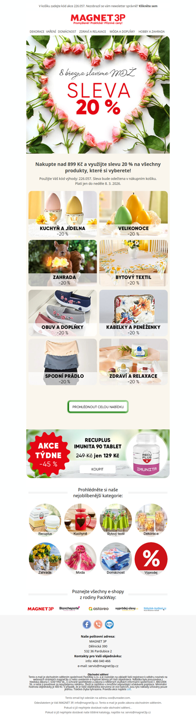 Dárek k Vašemu svátku 💐