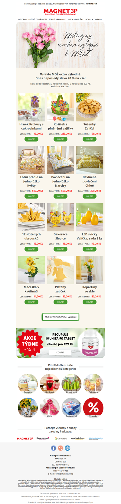 Váš významný den je tady 🎉