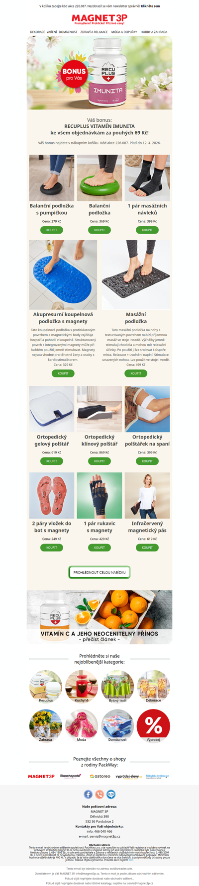 RECUPLUS ► imunita za 69 Kč? Dnes ano!