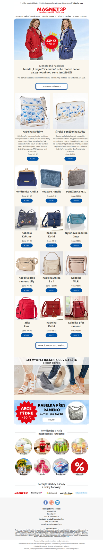 239 Kč za jarní parku? Uvnitř čeká víc→