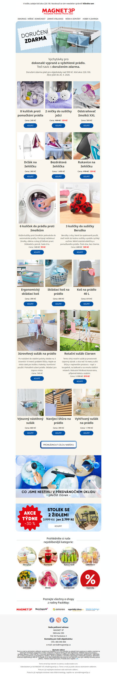 Prádlo jako ze škatulky? Víme jak na to!👕