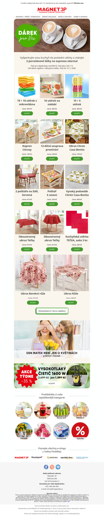 Textil, bez kterého se kuchyň neobejde →