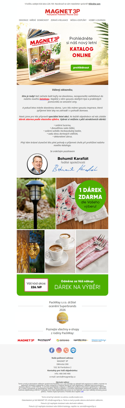 📖 Nadupaný letní katalog je online!
