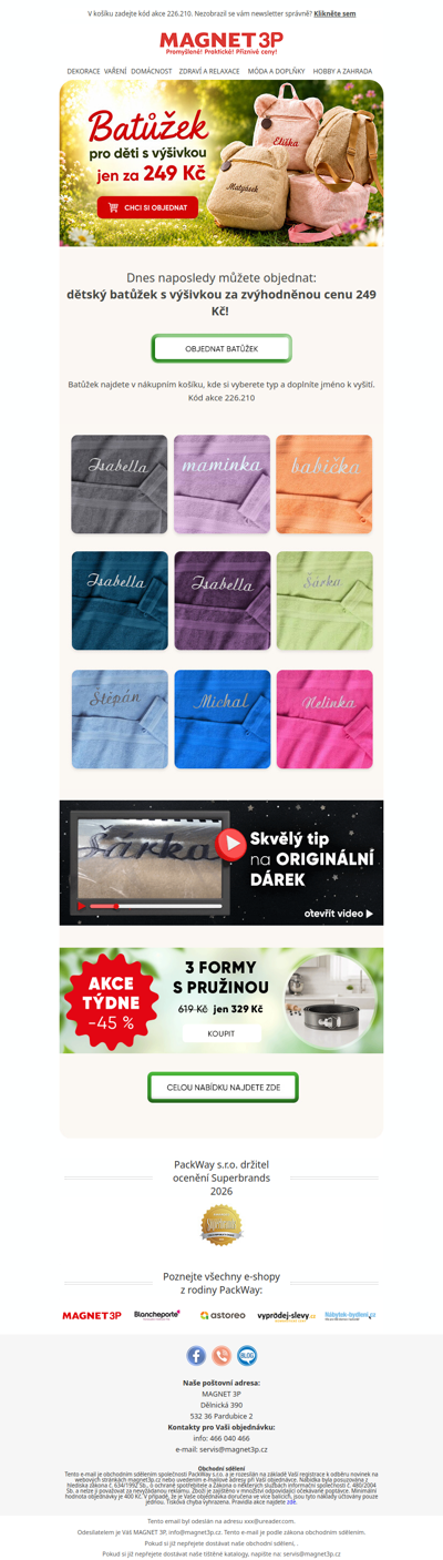 Naše výšivkové bestsellery? Tady jsou!