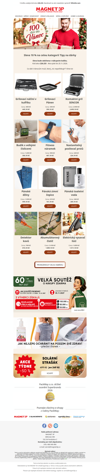 🎁 Ježíšek dostává 10% náskok