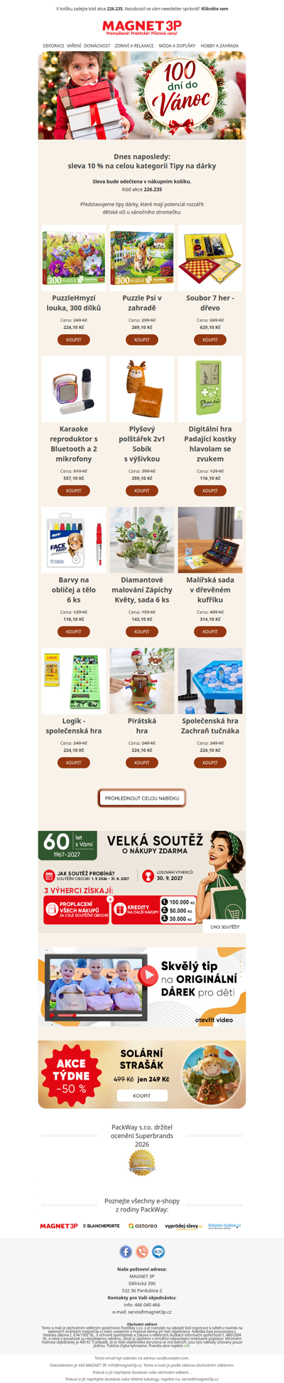Už zlevněné? Tady je dalších -10 % 👉