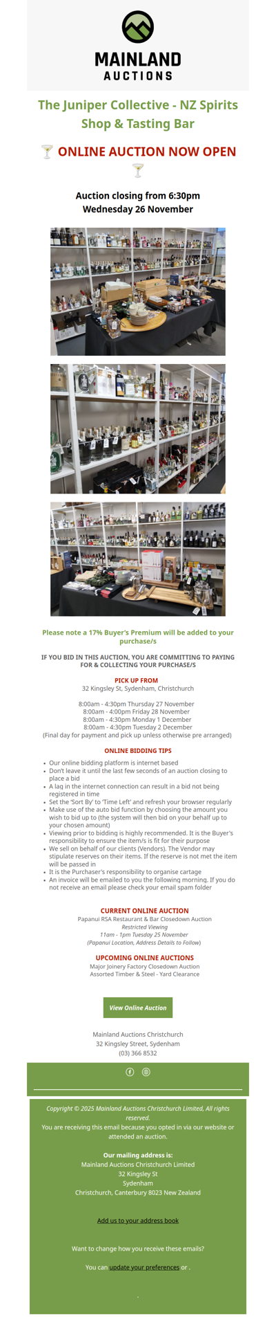 The Juniper Collective - NZ Spirits Shop & Tasting Bar