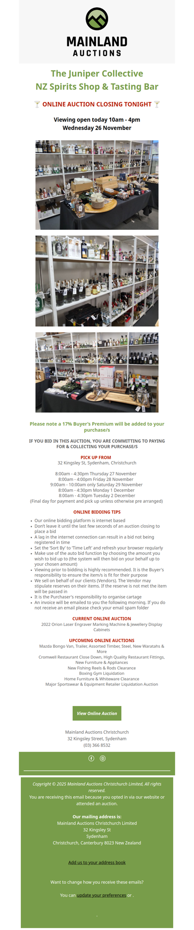 The Juniper Collective - NZ Spirits Shop & Tasting Bar