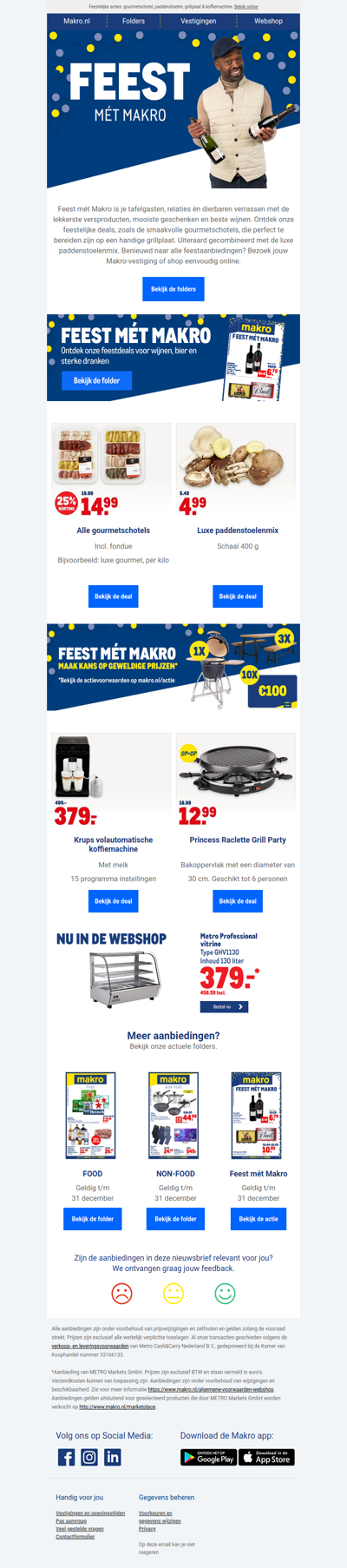 Deals voor de feestdagen: profiteer nu!