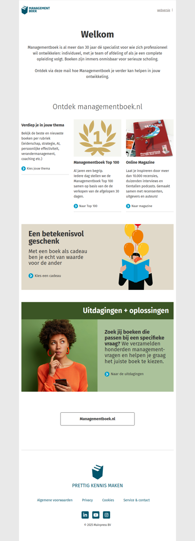 Welkom bij Managementboek