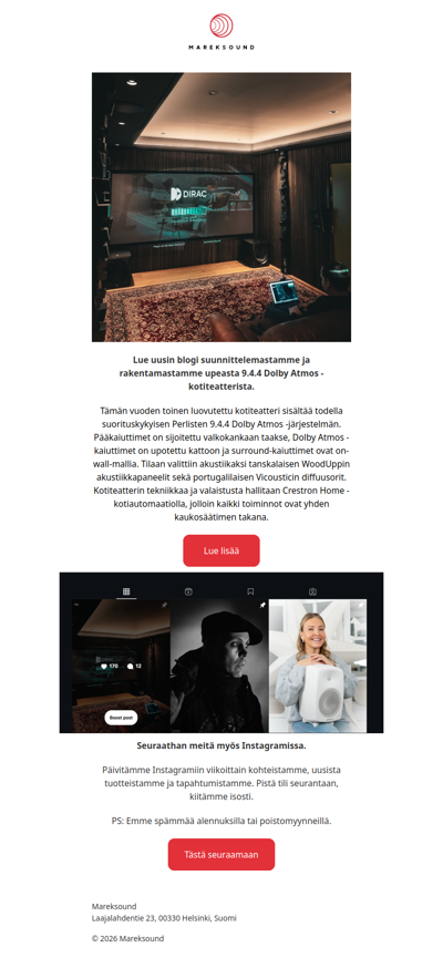 Mareksoundin uutiskirje