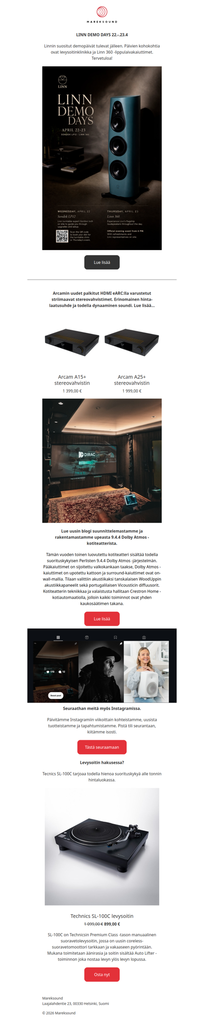 Mareksoundin uutiskirje