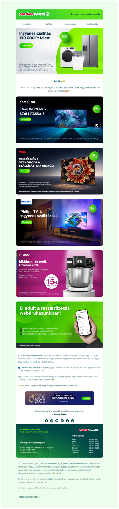 ✨ Megújultunk! Fedezd fel webáruházunk új funkcióit, friss ajánlatainkat!