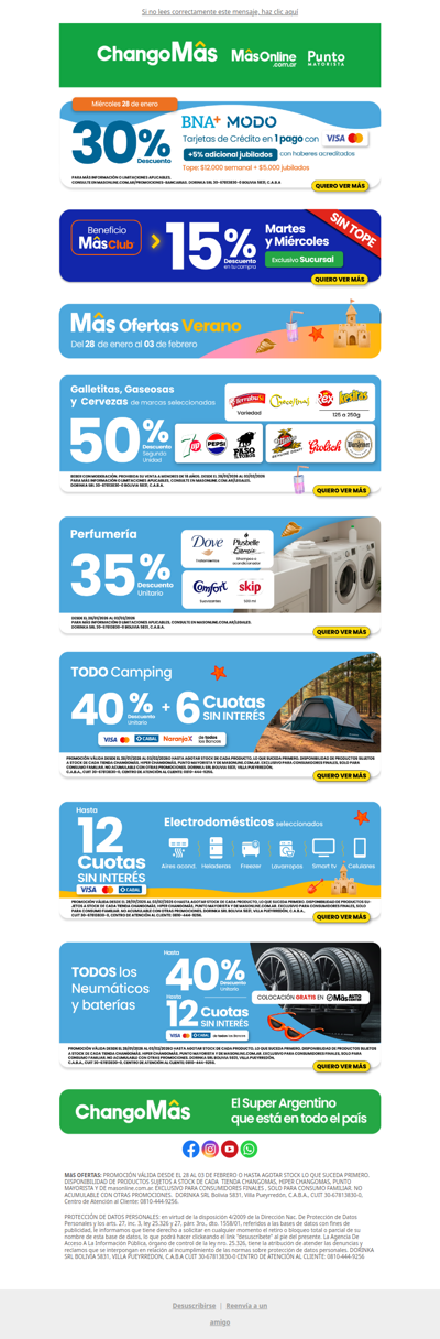 ¡Nueva semana de MâsOfertas de verano ⛱️! Hasta 12 CSI en Electrodomésticos seleccionados