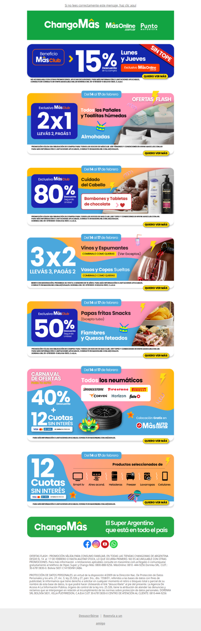 Seguí aprovechando las Ofertas Flash ⚡ 3x2 en Vinos y Espumantes 🍷