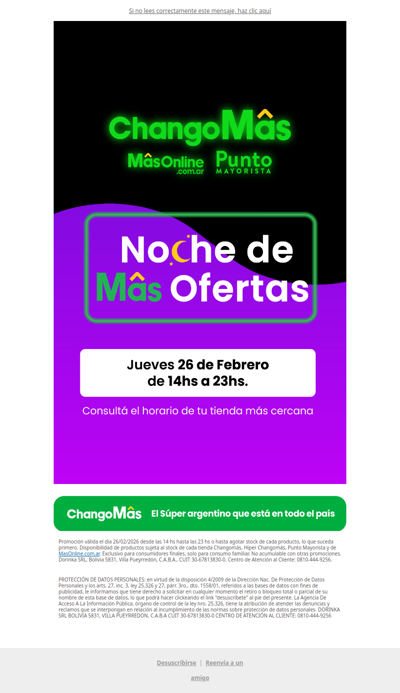 🚨 ¡Se viene Noche de MâsOfertas! ¡Agendalo 📲!
