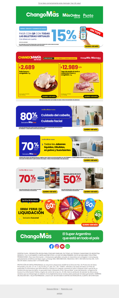 Finde de ChangoManía⚡+ 15% con todas las billeteras virtuales