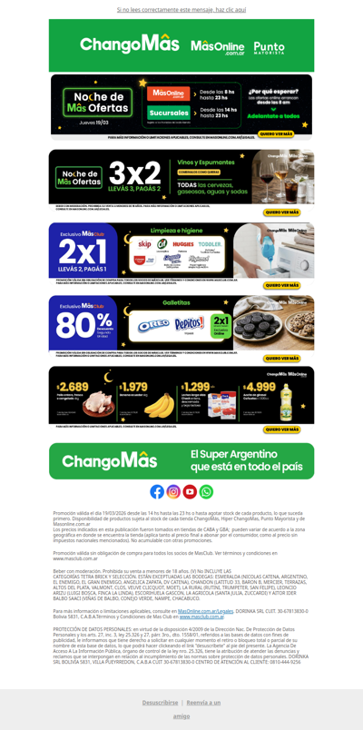 🚀 ¡ARRANCÓ! La Noche de MâsOfertas ya está acá. ¡Entrá! 💥