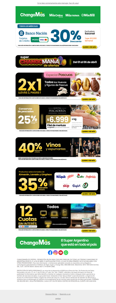 🚨Organizá tu Finde XXL con Changomanía de Ofertas ⚡