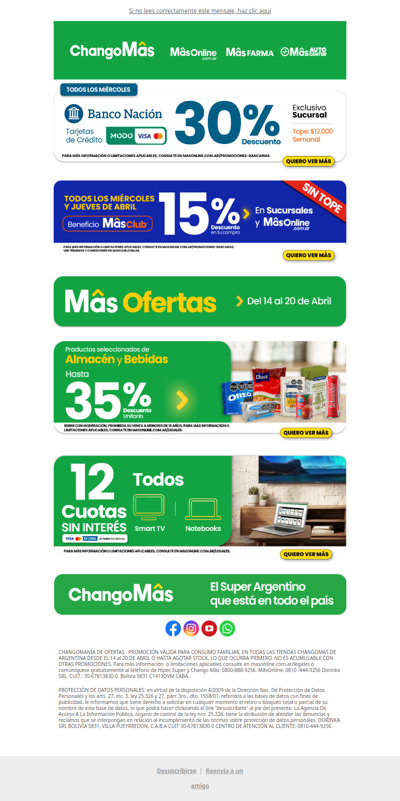 🛒 ¡Miércoles de BNA  MODO! Aprovechá  Mâs Ofertas⚡
