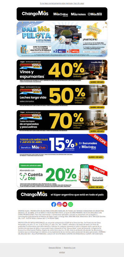 ¡Super ChangoManîa  del Finde XL ! 🔥