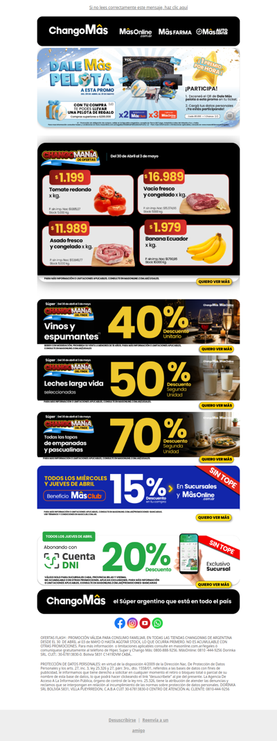 ¡Super ChangoManîa  del Finde XL ! 🔥