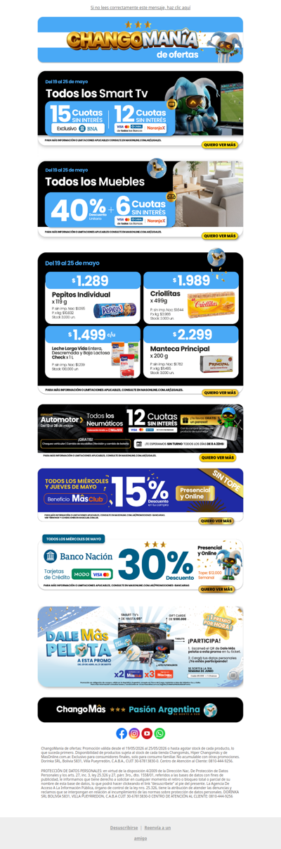 🏛️💳 Especial BNA: ¡Aprovechá un 30% de descuento en tu compra!
