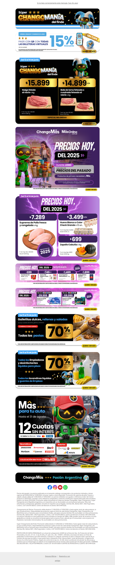 ¡Arrancó el finde! Pagá con tu billetera virtual favorita y ahorrá Mâs con éstas ofertas❤️