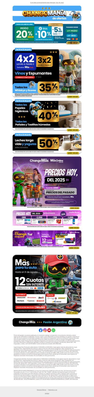 🇦🇷 Este lunes seguí palpitando la previa del partido con 20% con MODO y ofertas imperdibles