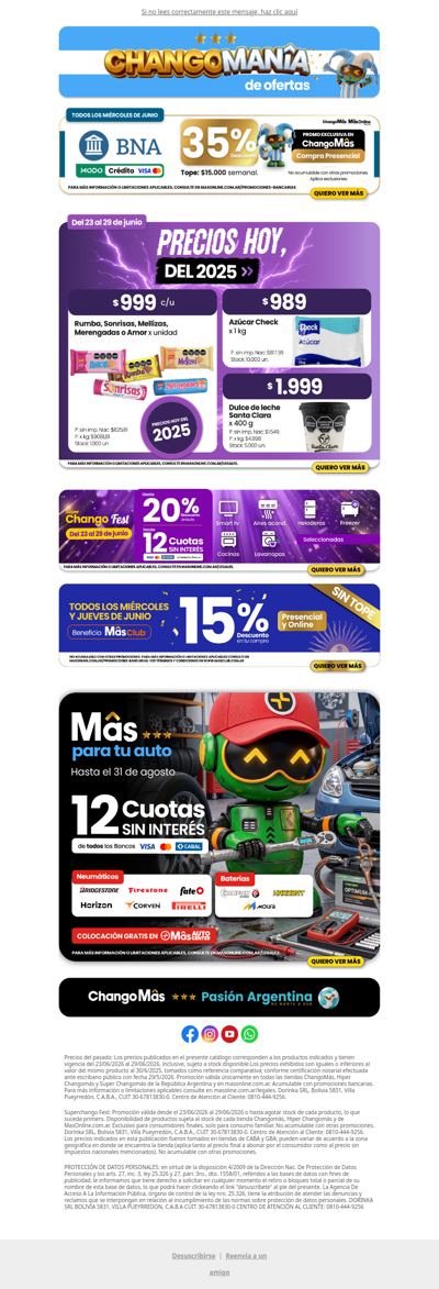 ¡Mañana ahorra Mâs! 🔥 35% de descuento exclusivo con Banco Nación 🛒✨