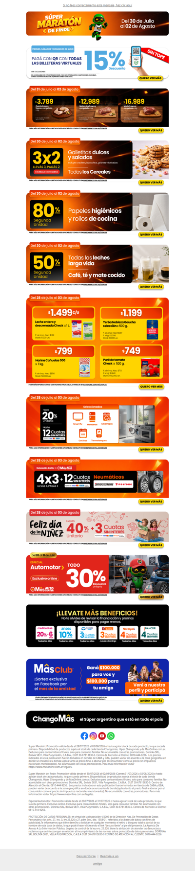 🔥 Súper Maratón: Mâs de 25.000 productos en promo y ofertas para prender la parri 🥩