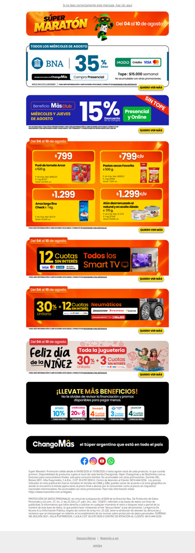 🛒 Mañana tenés 35% OFF con Banco Nación: Entrá y elegí tus ofertas 🎯