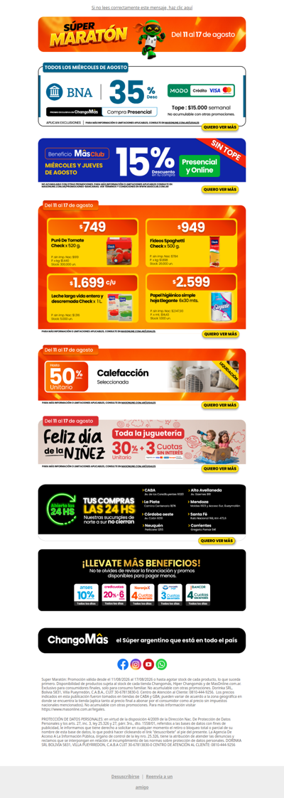 ¡Mañana es miércoles de ahorro! 💥 35% OFF con Banco Nación y las mejores ofertas 🛍️