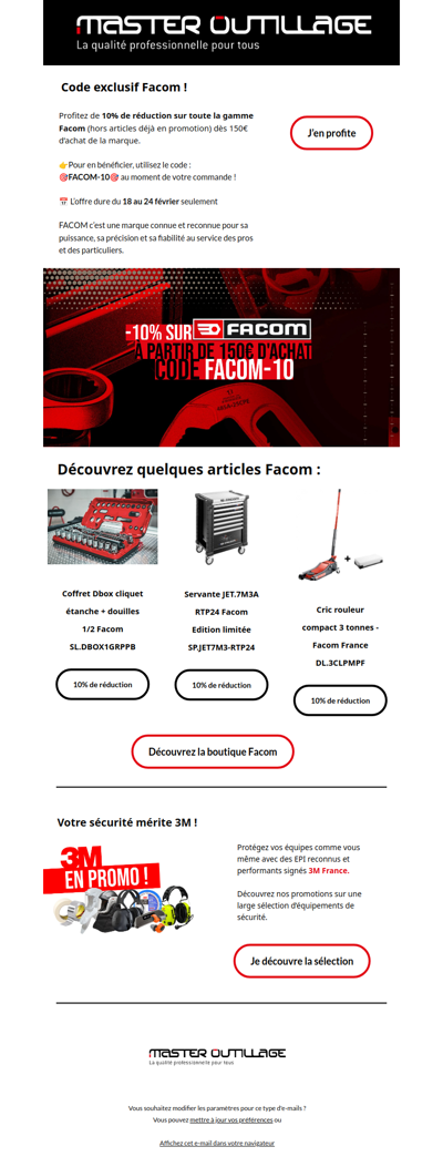 Code exclusif Facom🔴