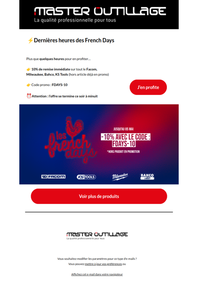 Dernières heures pour les French Days⏰