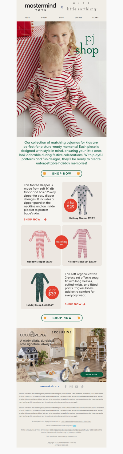 ❄️ Holiday pj shop from Rise Little Earthling ❄️